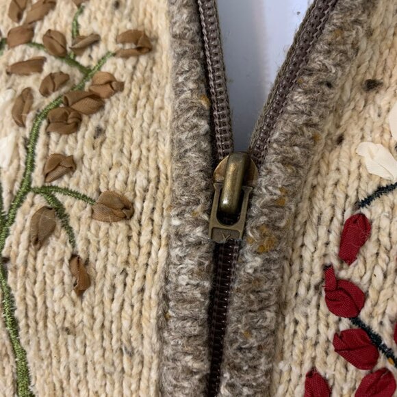 TanJay Beige Cardigan with Embroidered Design - Picture 6 of 9